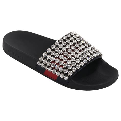 daimond gucci slides price|gucci slides clearance.